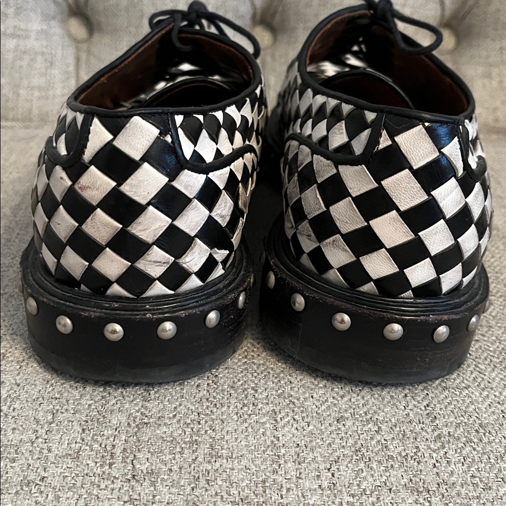 Givenchy Black & White Leather Shoes 10/43 - Picture 5 of 7